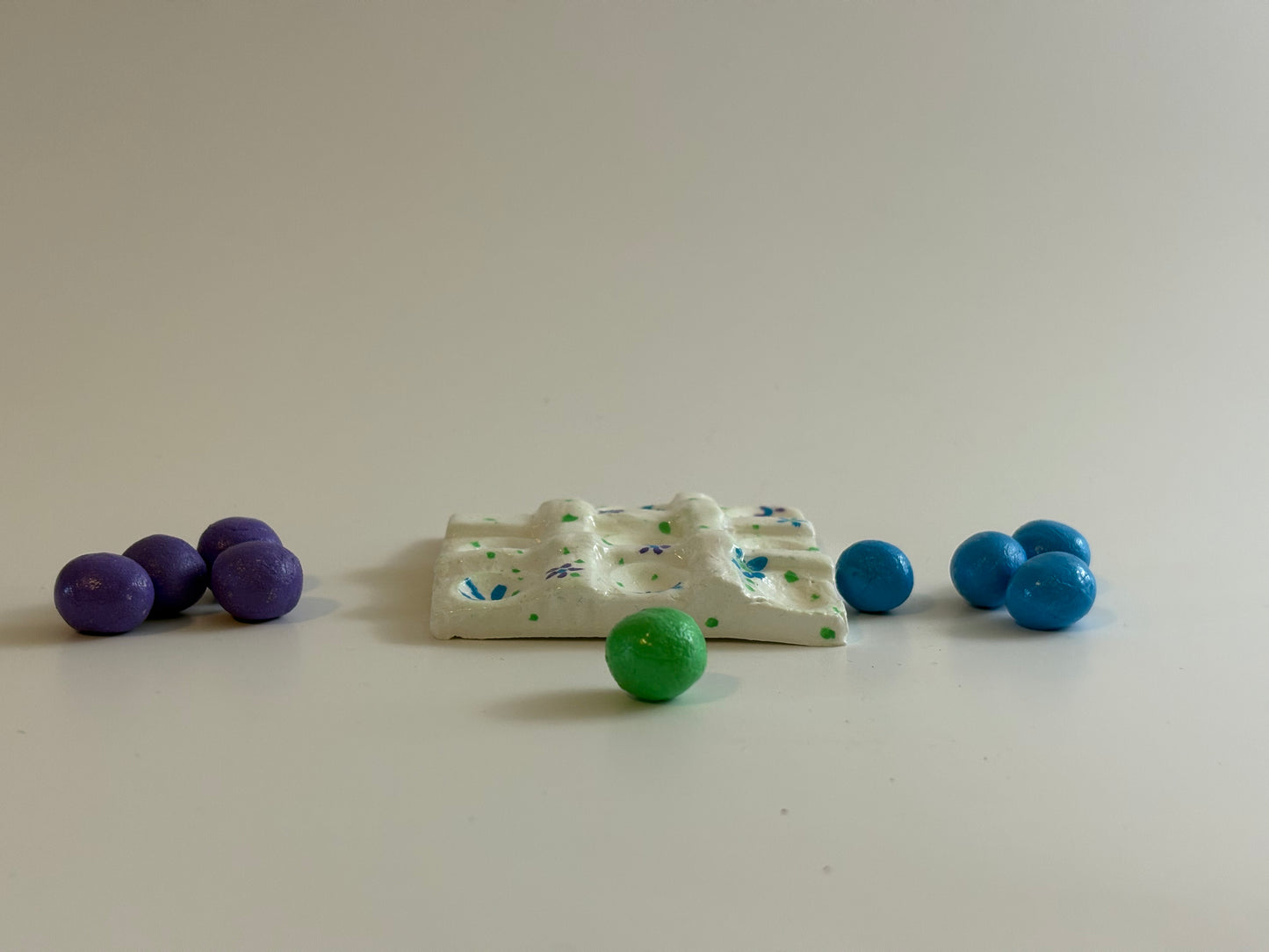Blue and Purple Tic-Tac-Toe