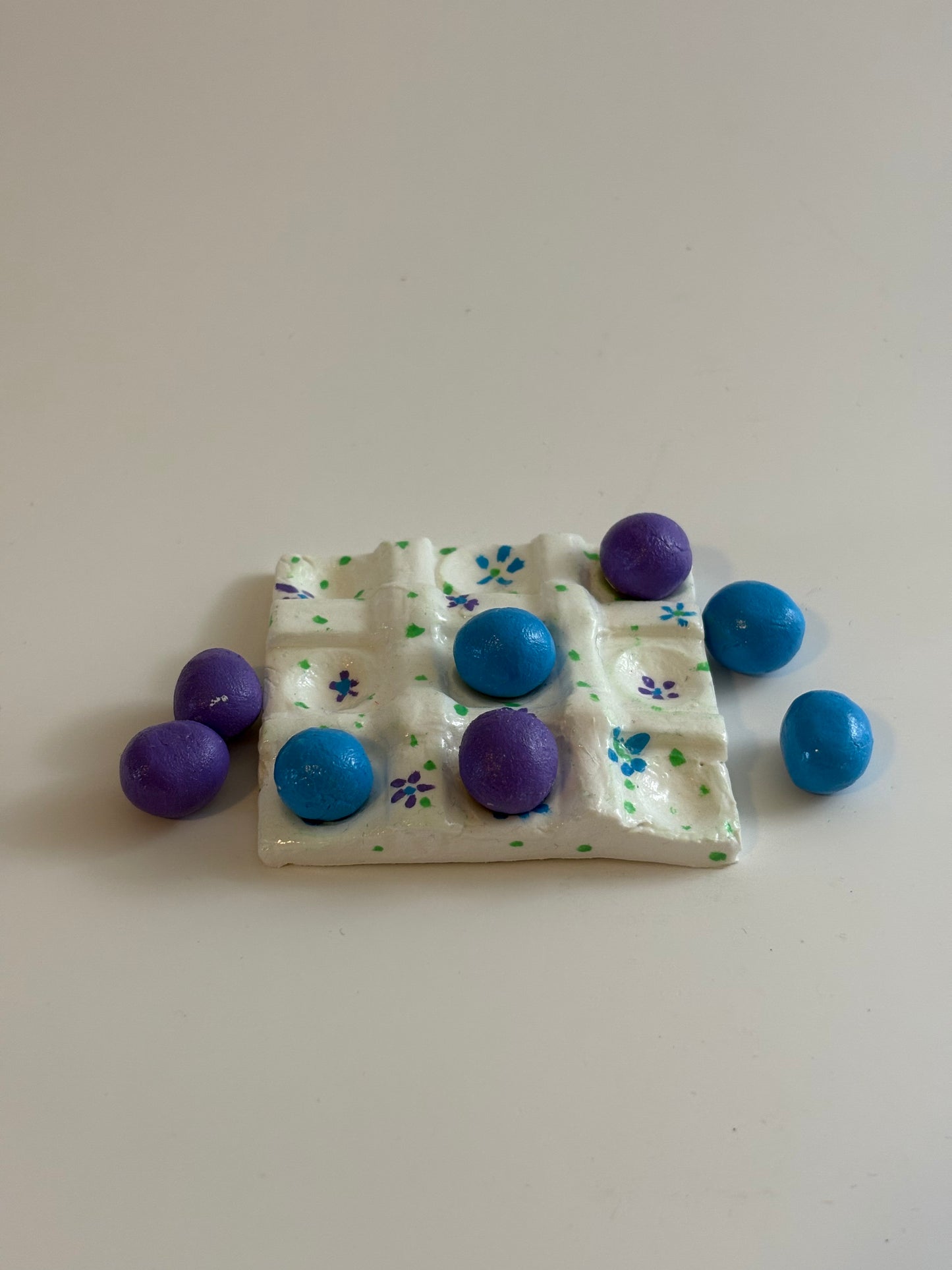 Blue and Purple Tic-Tac-Toe
