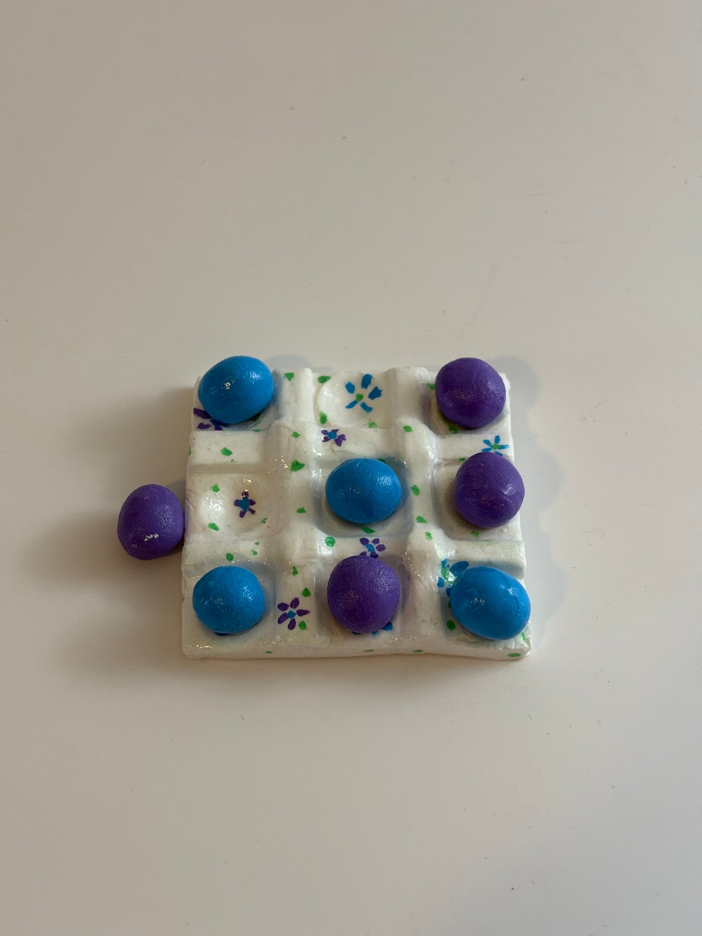 Blue and Purple Tic-Tac-Toe
