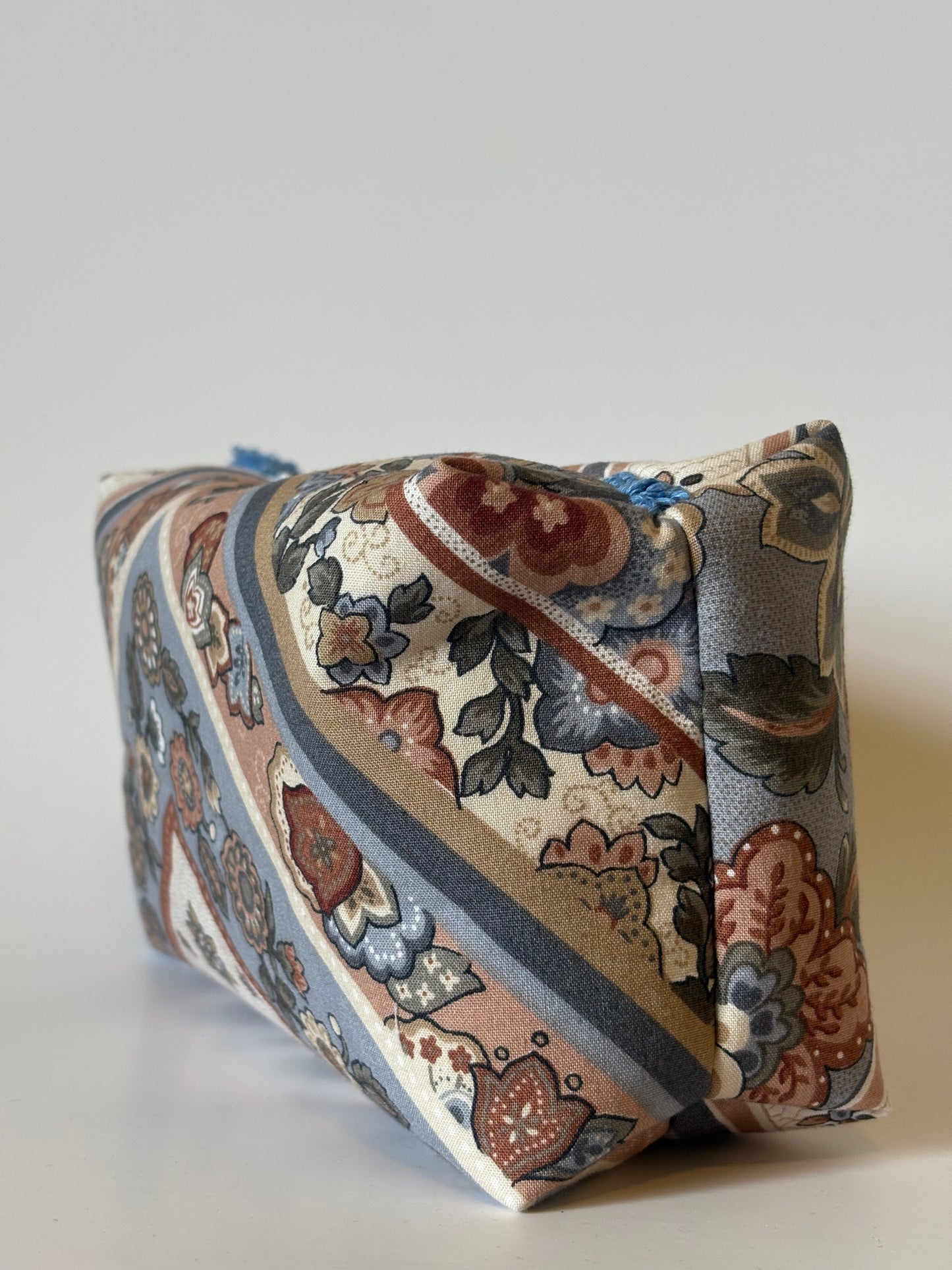 Neutral Geometry Zipper Pouch