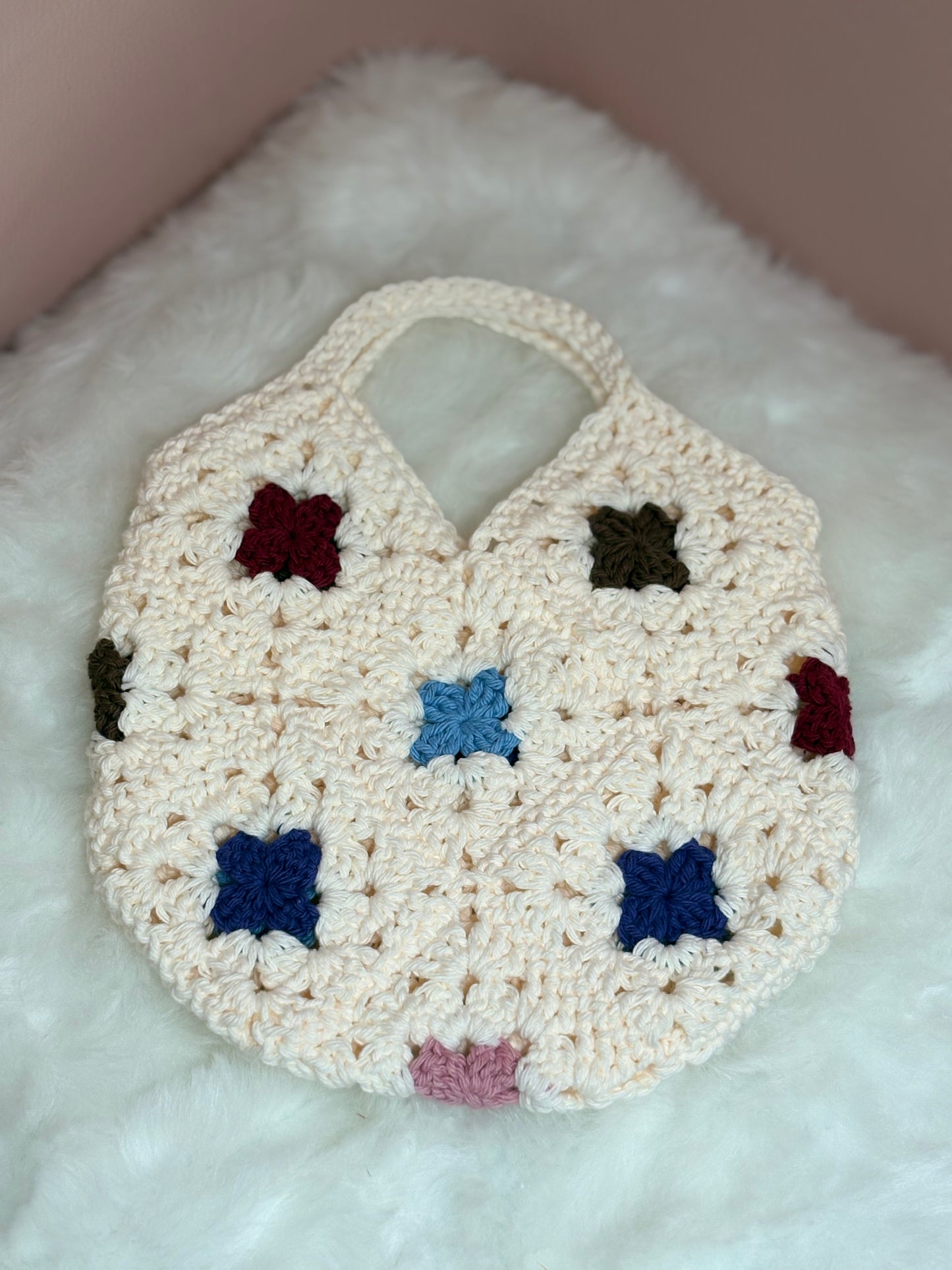Round Cotton Tote Bag