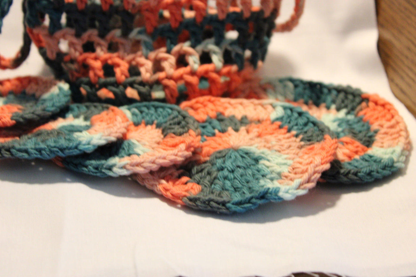 Cotton Pads and Soap Bag