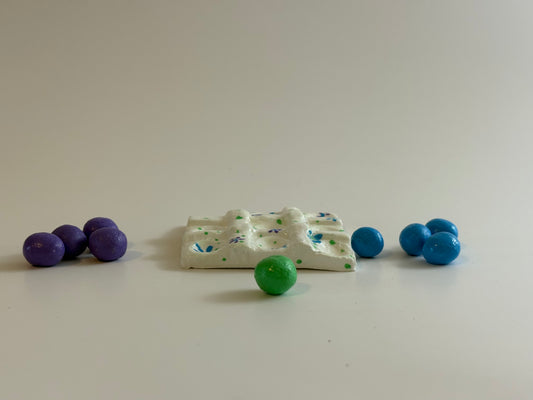 Blue and Purple Tic-Tac-Toe