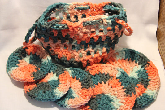 Cotton Pads and Soap Bag