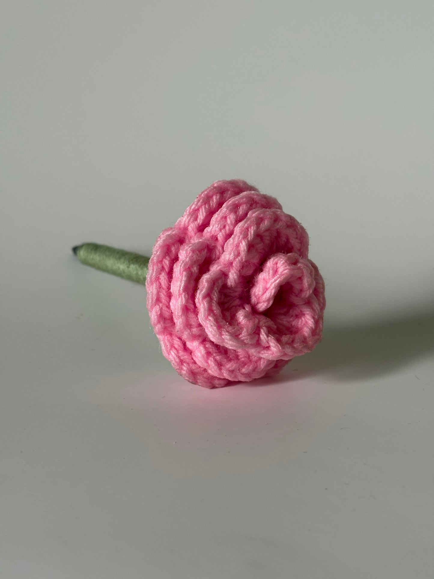 Crocheted Flower Pen